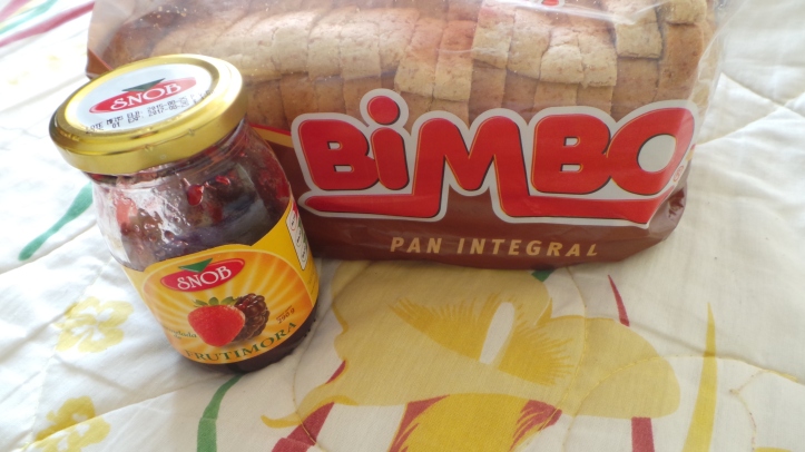 BiMBO bread and SNOB jelly.